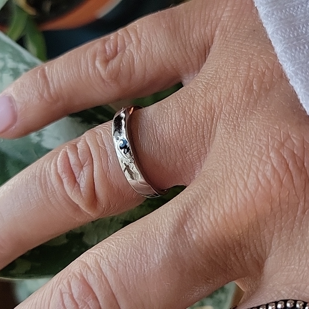 Sand & Surf Sterling Silver Ring, S925